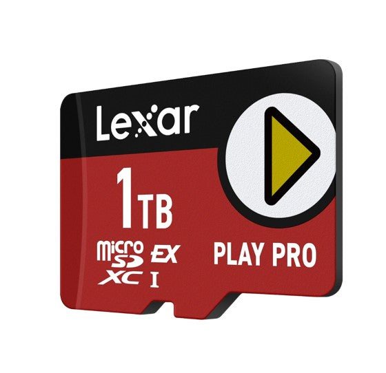 Lexar PLAY PRO microSDXCâ„¢ Express Card 1TB, microSDXC, high performance, microSD Express, up to 900MB/s read and 600MB/s write