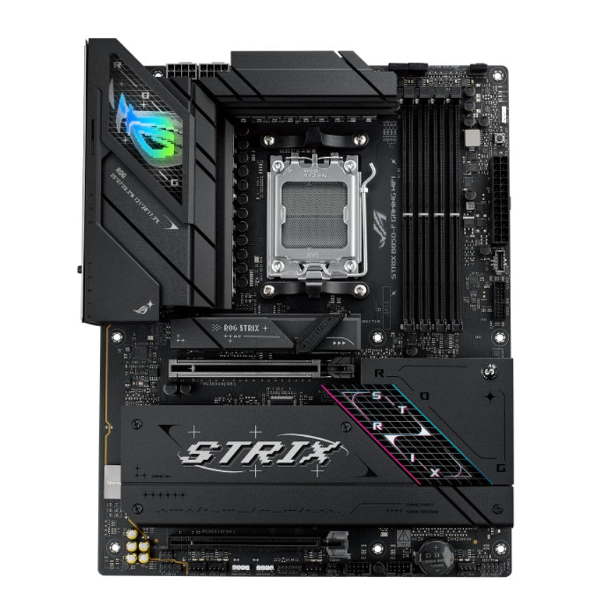 ASUS ROG STRIX B850-F GAMING WIFI (AM5) ATX Motherboard 4x DDR5 192GB, 1x PCIe 5.0 x16 slot, 4 xM.2 slots, 2x SATA, Wi-Fi 7, Intel 2.5Gb Ethernet