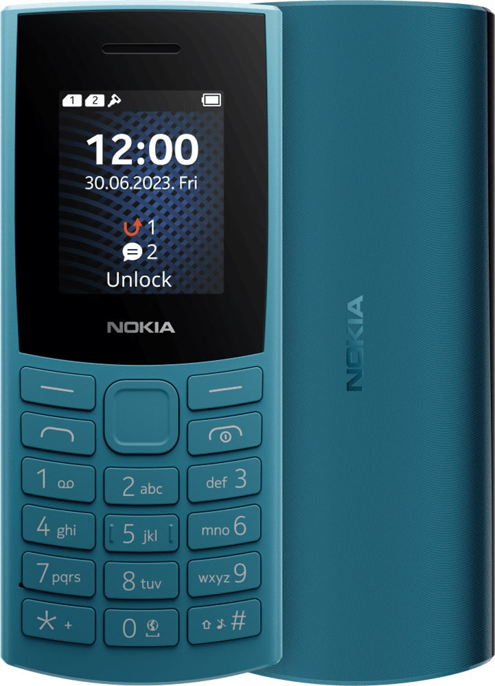 Nokia 105 4G 32GB (2023) - Ocean Blue (1GF018VPG1L01)*AU STOCK*, 1.8', 32GB, Dual SIM, 1450mAh, 2 Years Warranty | Mobiles Warehouse