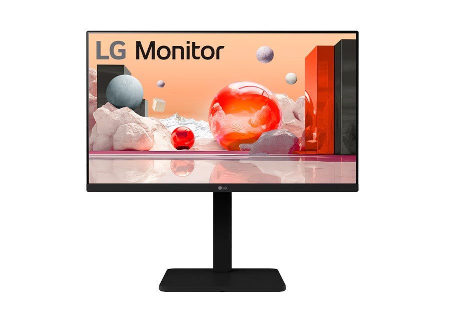 LG 24' FHD IPS Business FHD 1920x1080 16:9 5ms Height Adjustment Tilt Swivel Pivot Speaker, VESA Display Port, HDMI, Headphone Audio 3yrs Monitor
