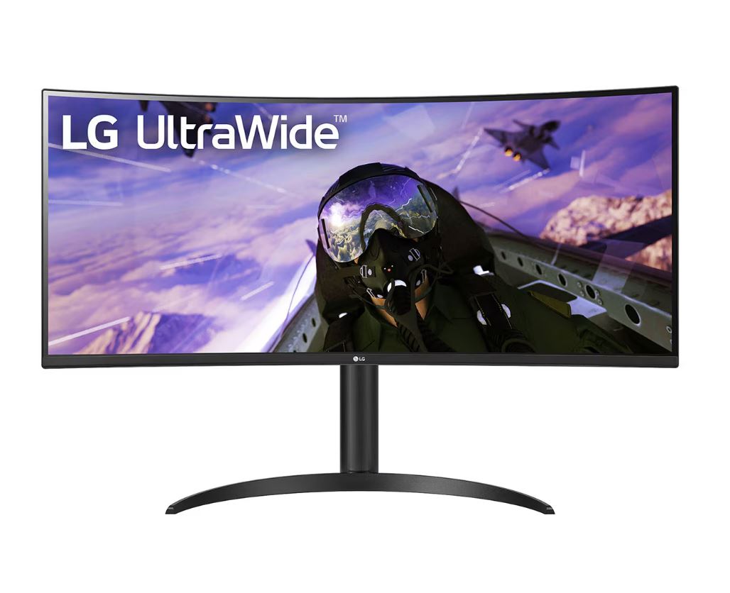 LG 34'Ultra Wide Curved 21:9, 3440 x 1440, HDR 10, 1ms, 160hz, Speaker x 2, Freesync Office, Media, Gaming Monitor