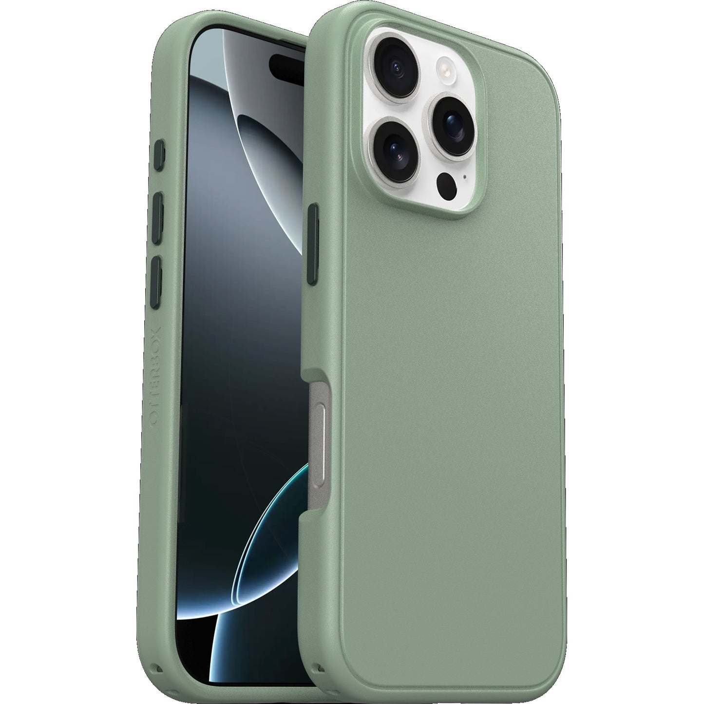 OtterBox Symmetry MagSafe Apple iPhone 16 Pro (6.3') Sagebrush (Green) - (77-96554), DROP+ 3X Military Standard, Ultra-Sleek, 7 Years Warranty