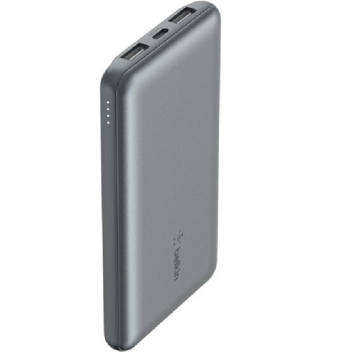 Belkin BoostCharge Power Bank 10K (3 Port) - Space Grey (BPB011BTGY),