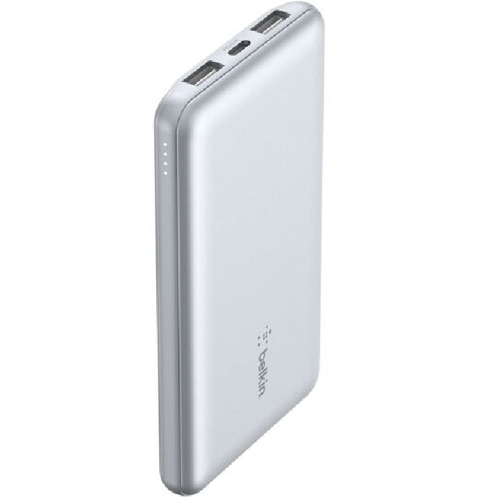 Belkin BoostCharge Power Bank 10K (3 Port) - Pearl Blue (BPB011BTPB),