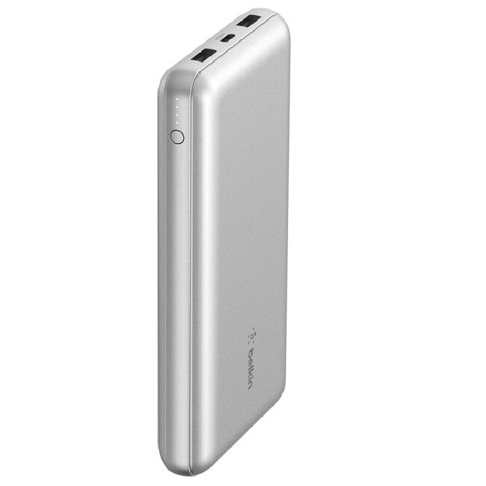 Belkin BoostCharge Power Bank 20K (Multi-port) - Silver(BPB012BTSL),