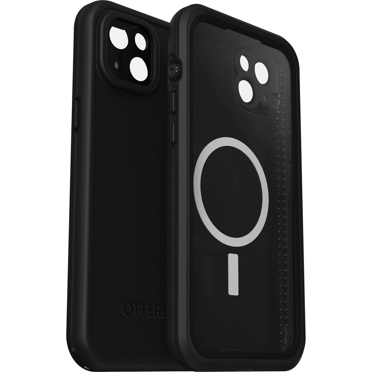 OtterBox FRE Magsafe Apple iPhone 14 Plus Case Black - (77-90169), DROP+ 5X Military Standard,2M WaterProof,Built-In Screen Protector,7 Years War