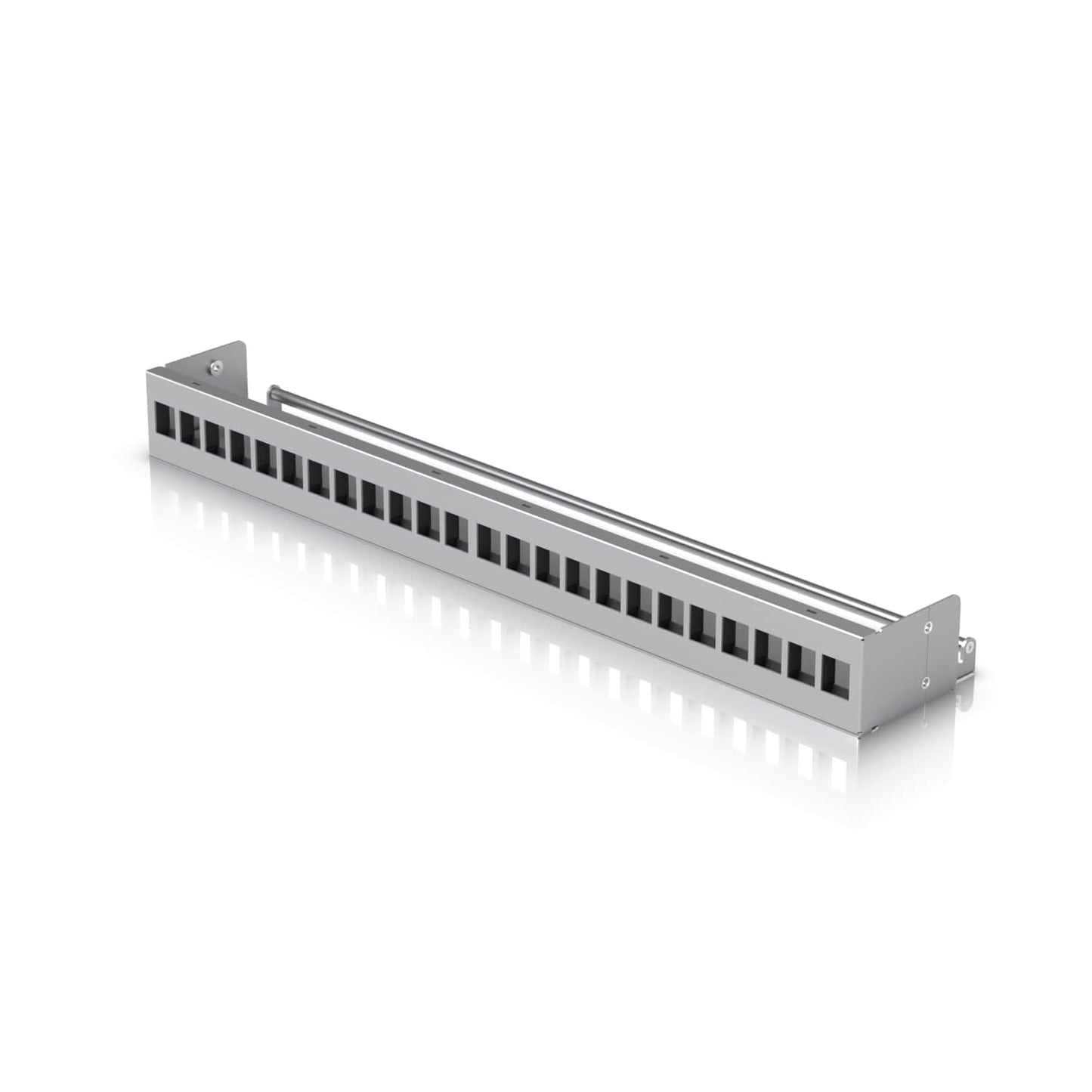 Ubiquiti 24-Port Blank Keystone Patch Panel - Silver
