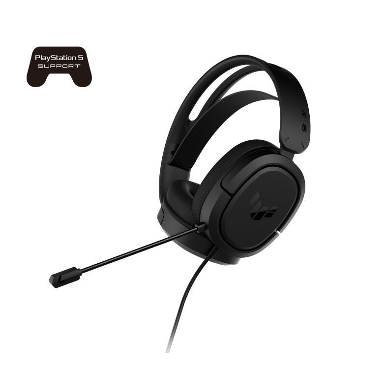ASUS TUF Gaming H1 Headset, 7.1 Surround Sound, Lightweight, For PCs, Macs, tablets, smartphones, PlayStation 5, Nintendo Switch and XBOX