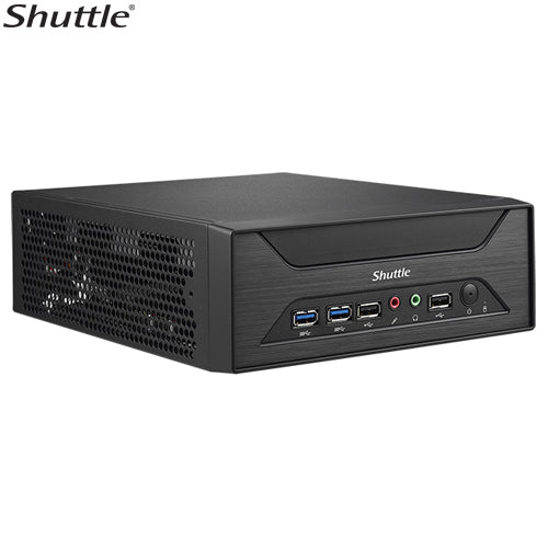 Shuttle XH270 Slim Mini PC 3L Barebone - Support Intel I211KBL&SKY CPU, 4x 2.5' HDD/SSD bay (RAID), 2xLAN, HDMI, DP, VGA, RS232, 2xDDR4, M.2 2280,120W