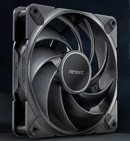 Antec Tranquil 120, PWM Fans, 2000RPM, 59.23CFM, 2.46mmHâ‚‚O, 4 Pin PWM Connector, 120mm x 25mm Performance case Fan, Single Pack(LS)