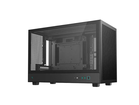 DeepCool CH260 M-ATX Case, Extremely Portable Sizeï¼ŒAbundant Airflow Ventilationï¼ŒMesh and glass panelsï¼ŒSupport up to 360mm liquid coolingï¼ŒDirect instal