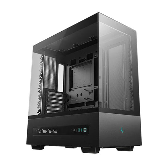 DeepCool CH690 DIGITAL Mid-Tower ATX Case, Panoramic Design,  Support up to 420mm Radiator, Supports Rear Connector Motherboards, USB3.0Ã—2ã€Audio/MicÃ—1