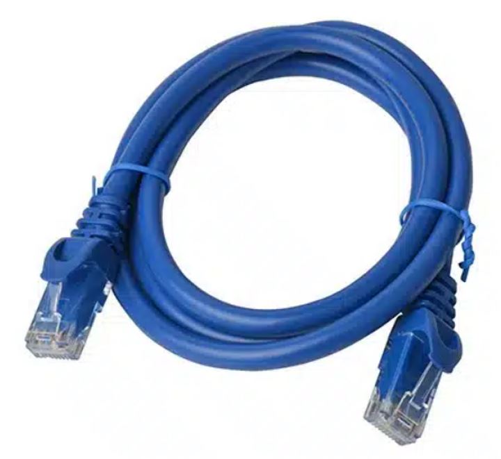 8Ware CAT6A Cable 1.5m - Blue Colour RJ45 Ethernet Network LAN UTP Patch Cord Snagless