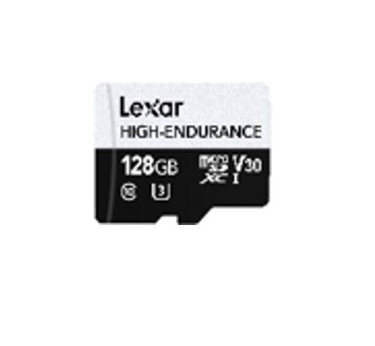 Lexar High-Endurance microSDXCâ„¢ UHS-I cards 128G High-Endurance microSDXC UHS-I, C10, UHS-I (U3), V30, up to 100MB/s read, up to 45MB/s wr