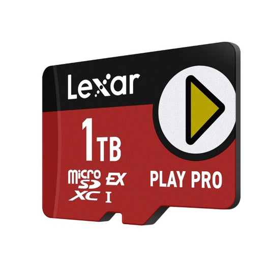 Lexar PLAY PRO microSDXCâ„¢ Express Card 1TB, microSDXC, high performance, microSD Express, up to 900MB/s read and 600MB/s write