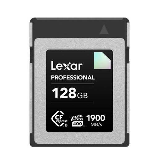 Lexar CFexpress Type B Diamond  Series 128GB â€“ CFexpress Type B card Diamond 1900MB/s read, up to 1700MB/s write, VPG400, 8K RAW