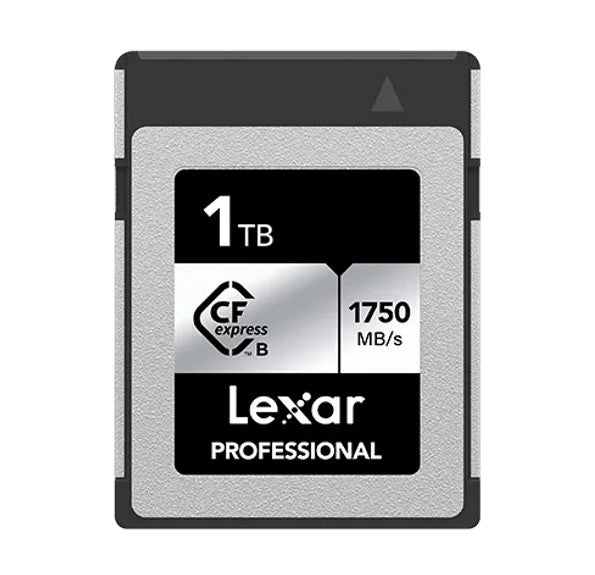 Lexar Professional CFexpressâ„¢ Type B card Silver Series 1TBâ€”Up to 1750MB/S read, up to 1300MB/s write,minimum sustained write speed 850MB/s1
