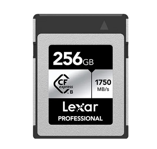 Lexar Professional CFexpressâ„¢ Type B card Silver Series 256GBâ€”Up to 1750MB/s read, up to 1300MB/s write,minimum sustained write speed 480MB/s1