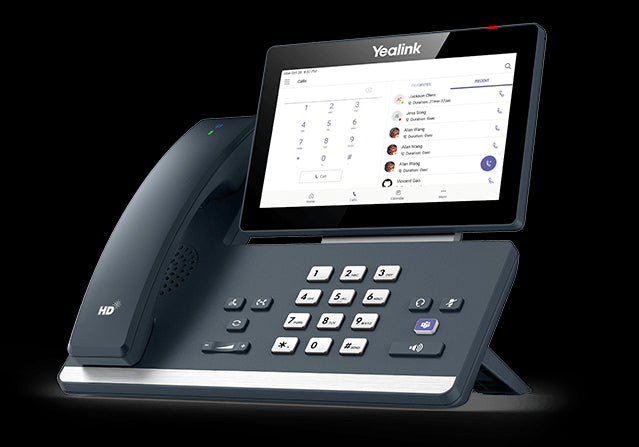 Yealink MP58 Microsoft Teams Android Phone, Teams and Skype Compatible, 7' Colour Touch Screen, HD Audio, Built-in Bluetooth and WiFi, EOL