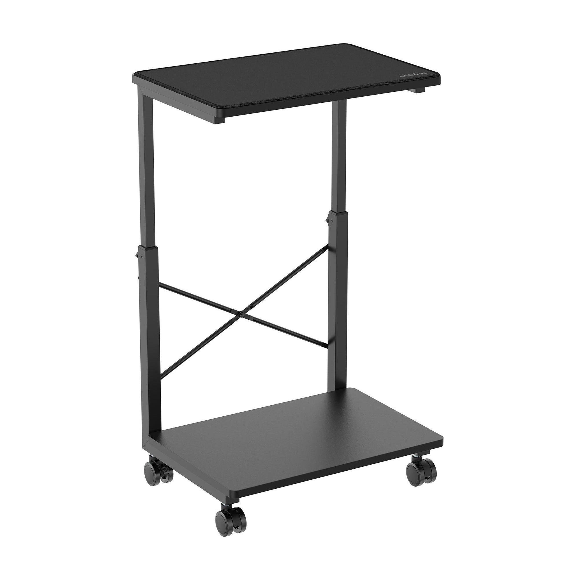 mbeatÂ® activiva Height Adjustable PC & Printer Storage Stand Black Adjustable Shelf Height: 55/60/65/79/75/80/85cm Package Weight: 8.10kg