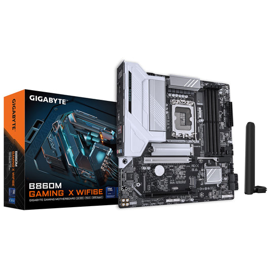 Gigabyte M/B B860M GAMING X WIFI6E 1.0, Intel Â® B860, 4 x DDR5 up to 256 GB, 1x HDMI, 2 x PCI Express x16, 2 x M.2, 4 x SATA, 6x USB 3.2