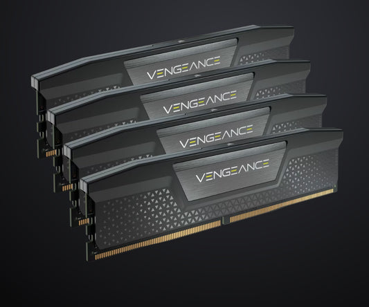 Corsair VENGEANCEÂ® RGB 192GB (4x48GB) DDR5 DRAM 5200MT/s CL38 Memory Kit â€” Black optimized for IntelÂ® motherboards