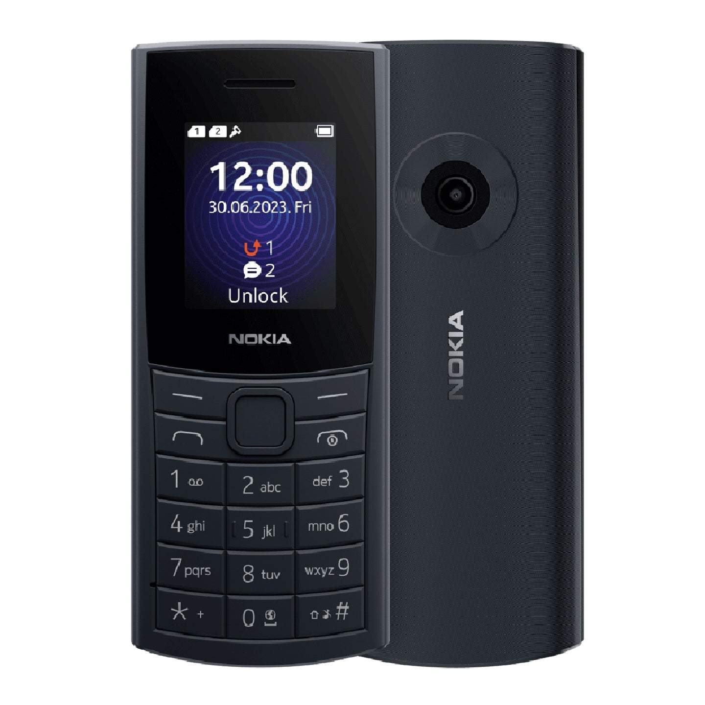 Nokia 110 4G 128MB - Midnight Blue (1GF018NPE1L01)*AU STOCK*, 1.8', 48MB/128MB, Dual SIM, 1450mAh, 2 Years Warranty | Mobiles Warehouse