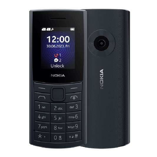 Nokia 110 4G 128MB - Midnight Blue (1GF018NPE1L01)*AU STOCK*, 1.8', 48MB/128MB, Dual SIM, 1450mAh, 2 Years Warranty | Mobiles Warehouse