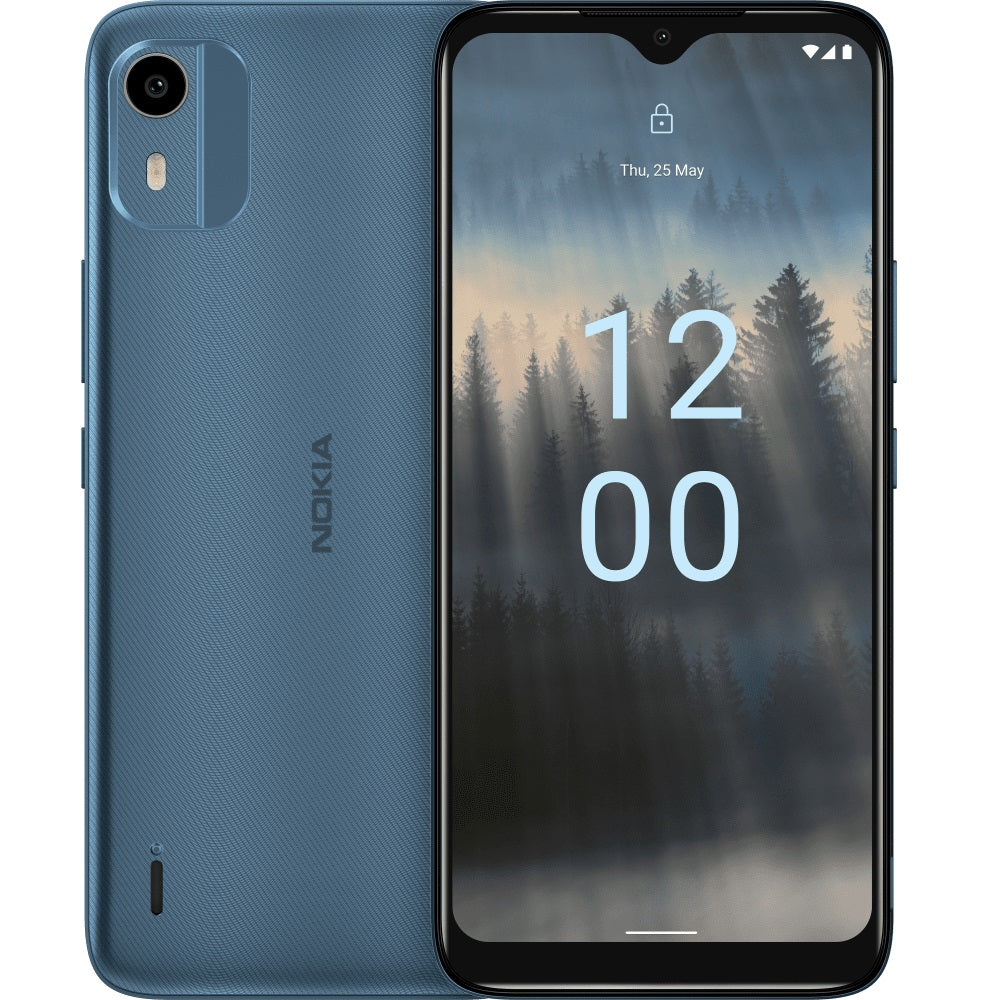 Nokia C12 4G 64GB - Dark Cyan (286809434)*AU STOCK*, 6.3', 2GB+2GB(Virtual RAM)/ 64GB, 8MP/5MP, Dual SIM, 3000mAh, 2 Years Warranty | Mobiles Warehouse