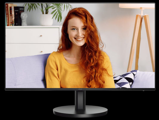 AOC 27' IPS, 100Hz, 250cd/m2,  Full HD 1920 Ã—1080  2w Speakers, 3-Way Frameless Slim HDMI, VGA Tilt Low Blue, Flicker Free, VESA 100,  Monitor (LS)