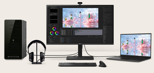LG 27' IPS FHD 1920 x 1080, USB Type-Câ„¢ (PD 65W) 100Hz 5ms, AMD FreeSync 16:9 Tilt/Height/Swivel/Pivot (Bi-direction) adjustable stand, 3yrs Monitor
