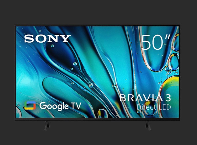SONY 50' Bravia 4, 4K Ultra HD, 450nits Google TV, 4K HDR Processor X1, Eco Dashboard, X-Balanced Speaker, 3 year commercial Warranty