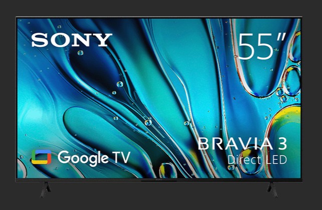 SONY 55' Bravia 4, 4K Ultra HD, 450nits, Google TV, 4K HDR Processor X1, Eco Dashboard, X-Balanced Speaker, 3 year commercial Warranty