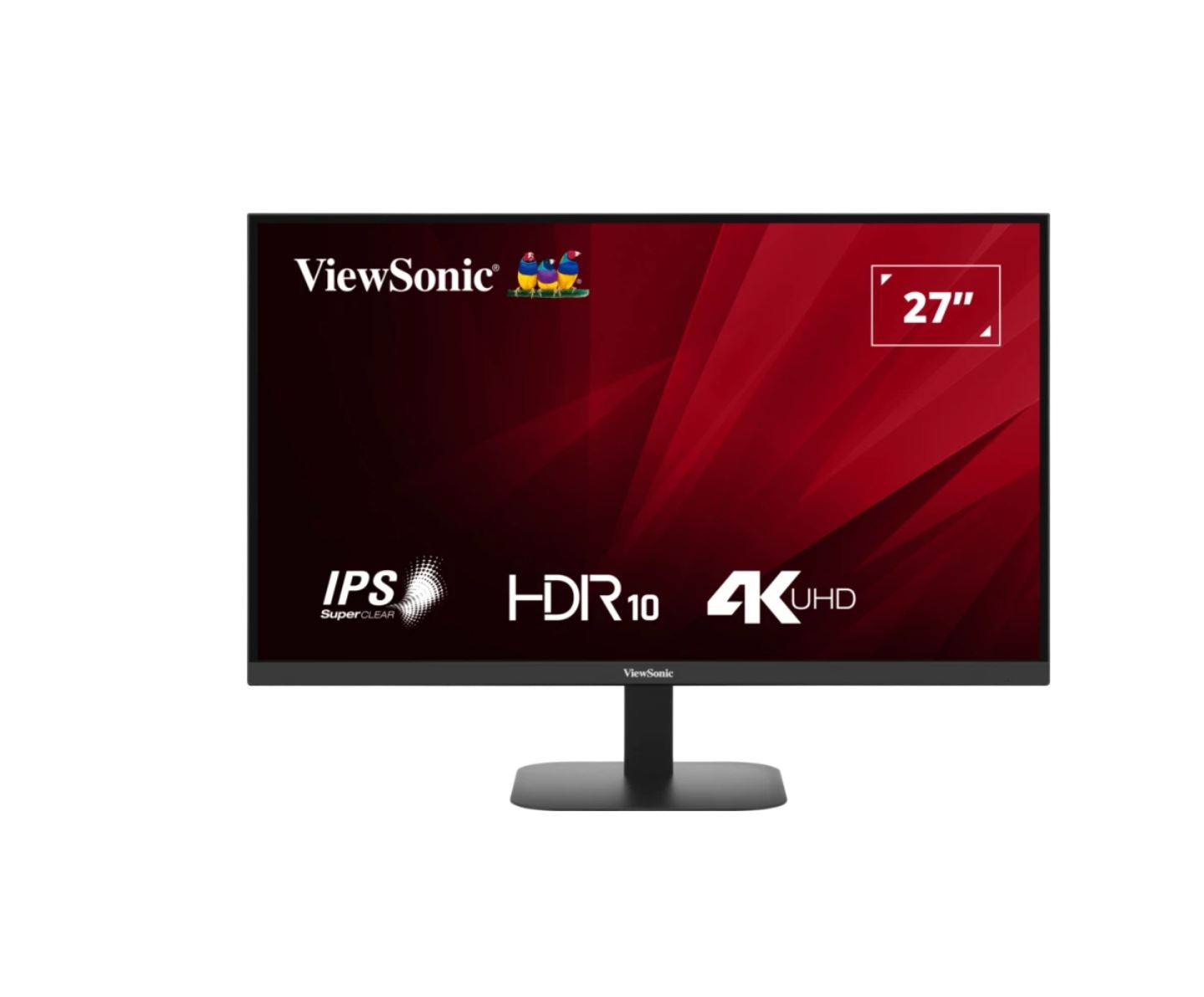 Promo ViewSonic 27' 4K 3840 x 2160 SuperClear IPS, HDR10, 2x HDMI and DP x1, Eye Pro Tech.Seamless, VESA 75, Eco Mode, Joy Key rear, Office Monitor