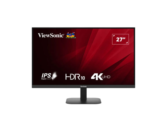 Promo ViewSonic 27' 4K 3840 x 2160 SuperClear IPS, HDR10, 2x HDMI and DP x1, Eye Pro Tech.Seamless, VESA 75, Eco Mode, Joy Key rear, Office Monitor