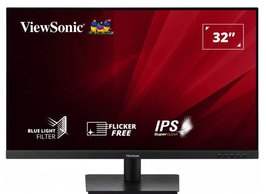 ViewSonic 32' VA3209U-2K 2K QHD, USB-C, SuperClear IPS, HDR10, Speakers, HDMI x 2, DP X 1, VESA 100x100 Borderless, Business Monitor (LS)