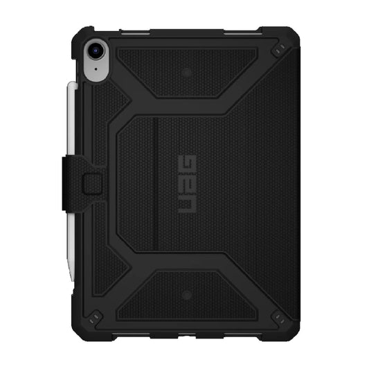 UAG Metropolis Apple iPad (10.9') 11th Gen (A16) / iPad 10th Gen Folio Rugged Case (Black) - (123396114040), DROP+ Military Standard, 1 Year Warranty