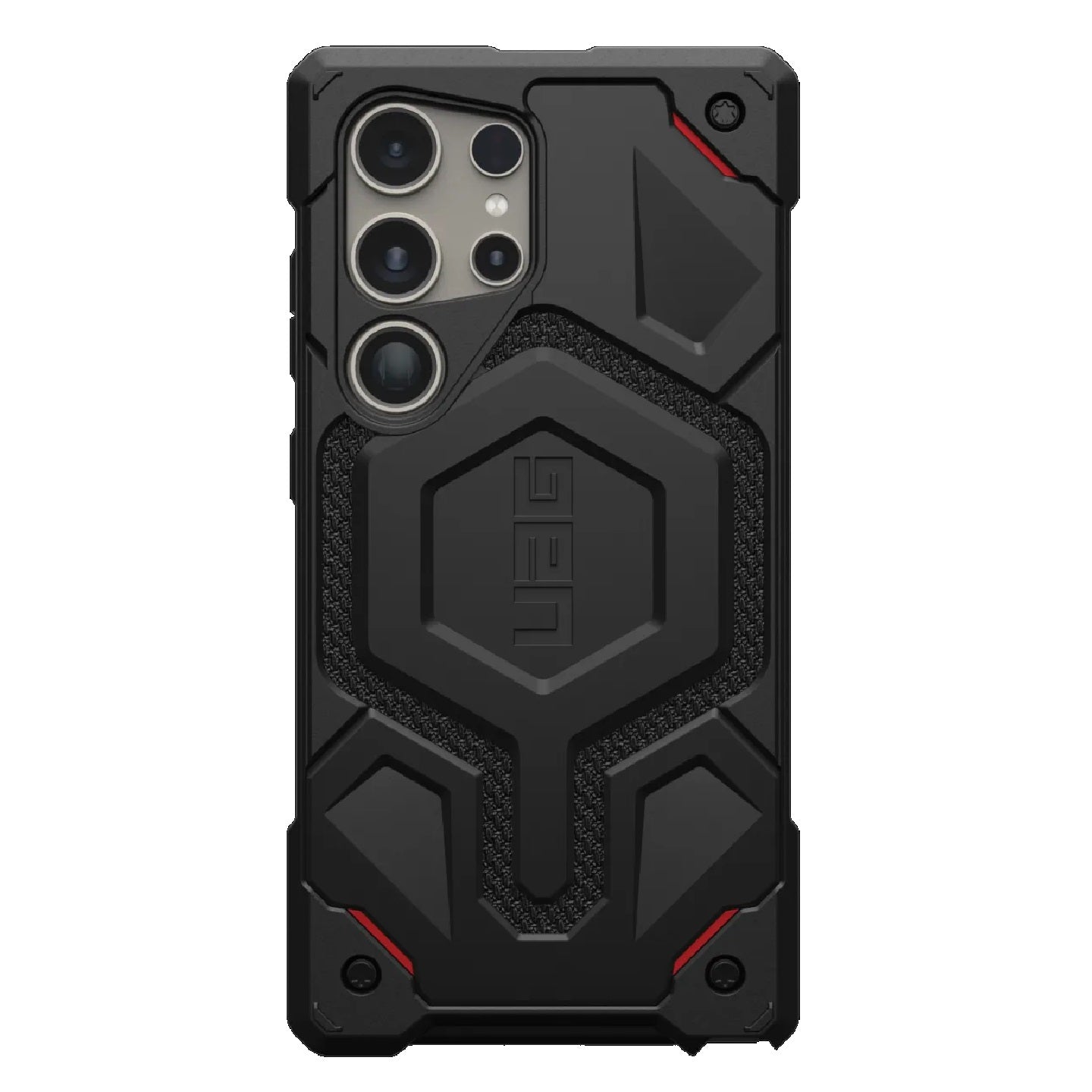 UAG Monarch Pro Magnetic Kevlar Samsung Galaxy S24 Ultra 5G (6.8') Rugged Case-Kevlar Black(214416113940),25ft.Drop Protection(7.6M),10 Years Warranty