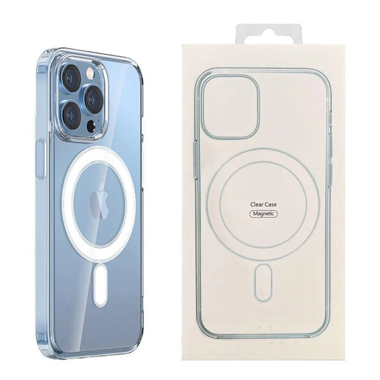 Generic Apple iPhone 16 Clear Case with MagSafe - Crystal Clear, 360Â° Rotating, Scratch Resistant, Durable & Lightweight, ShockProof
