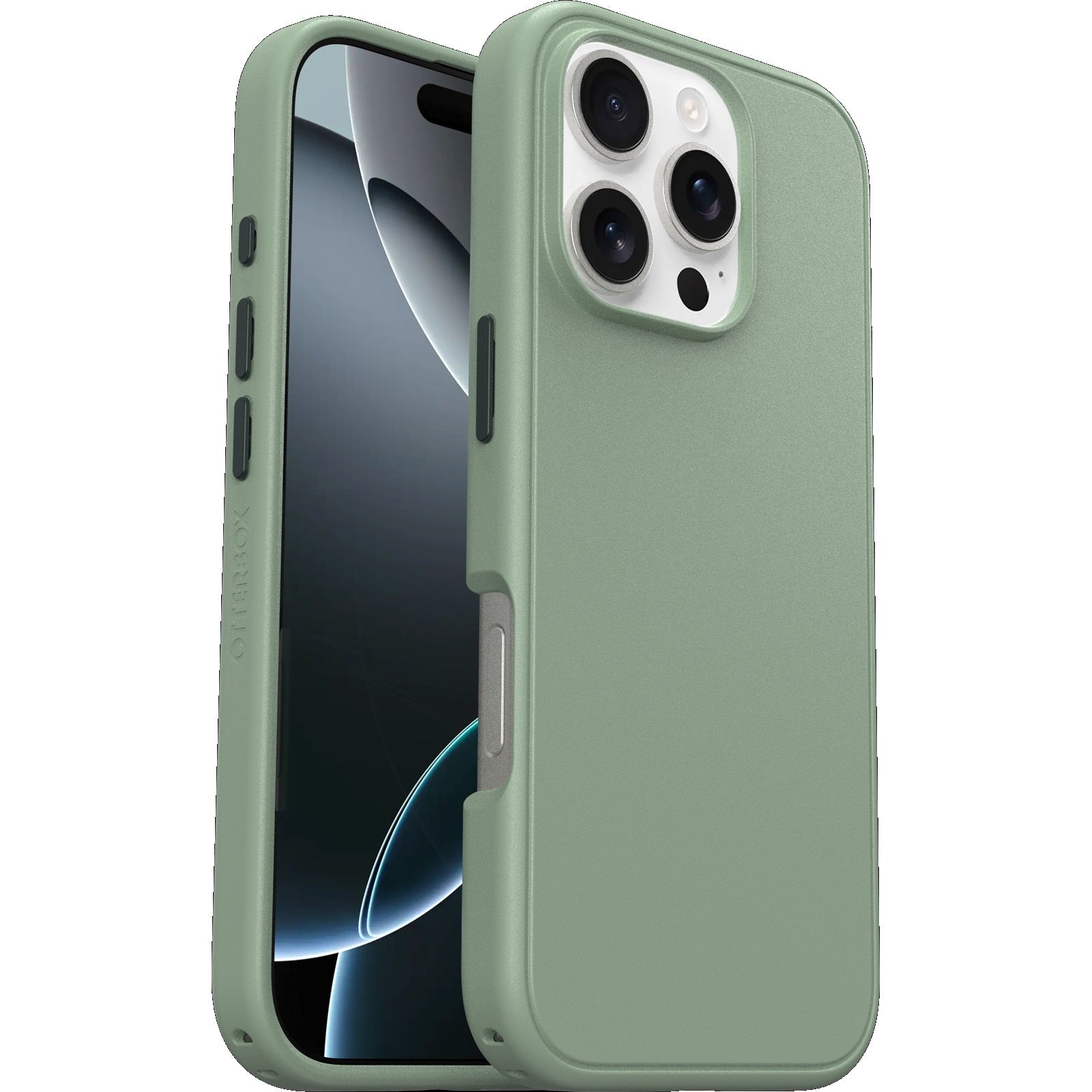 OtterBox Symmetry MagSafe Apple iPhone 16 Pro Max (6.9') Sagebrush (Green) - (77-96573), DROP+ 3X Military Standard, Ultra-Sleek, 7 Years Warranty