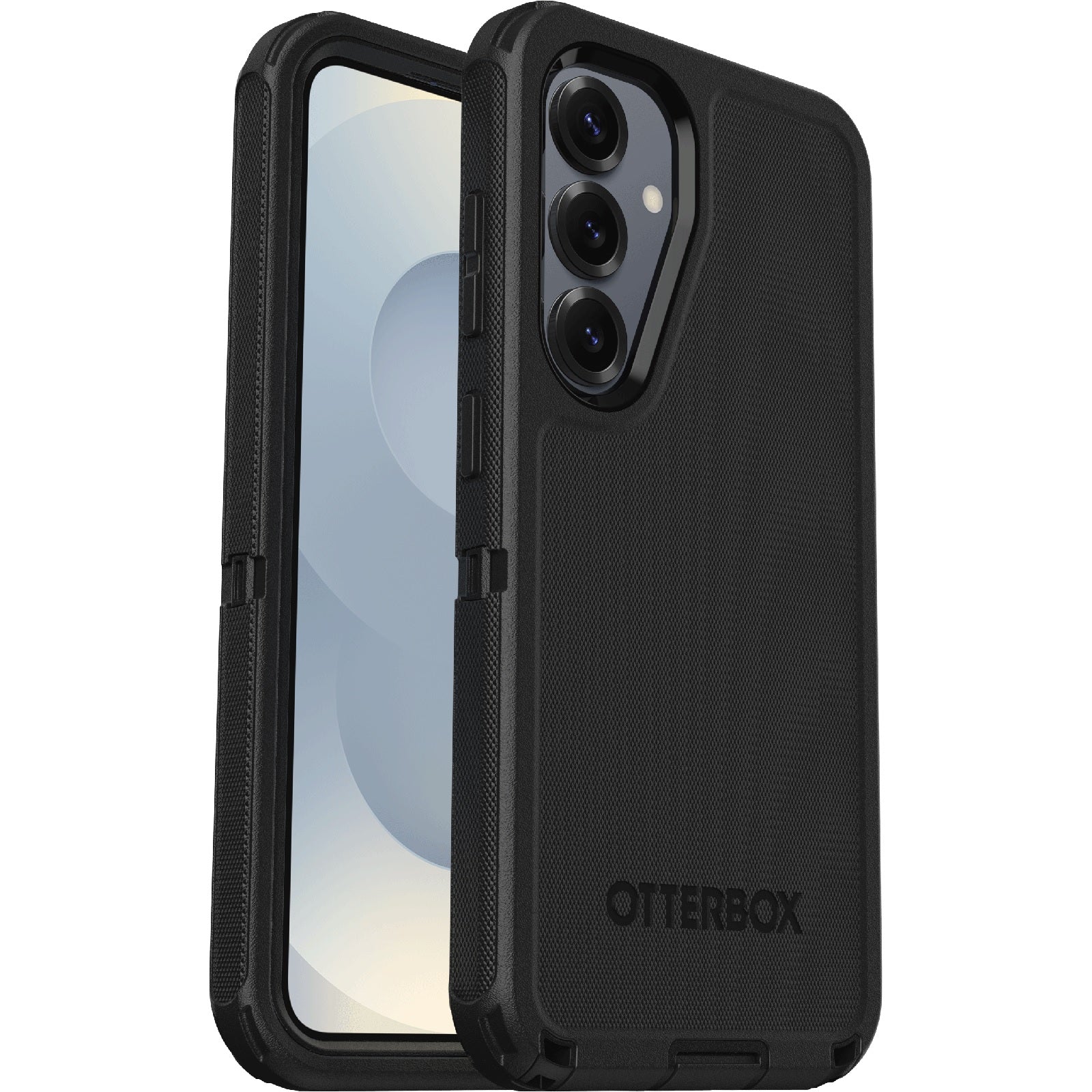 OtterBox Defender Samsung Galaxy S25 5G (6.2') Case Black - (77-97334), DROP+ 7X Military Standard, Wireless Charging Compatible, 7 Years Warranty