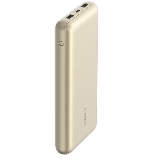 Belkin BoostCharge Power Bank 20K (Multi-port) - Gold (BPB012BTGD),