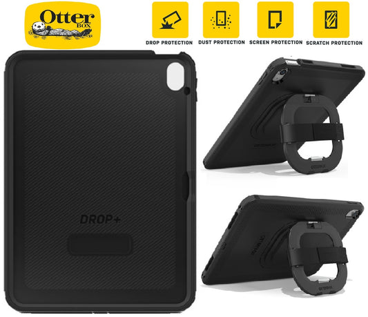 OtterBox Defender Apple iPad (10.9') 11th Gen (A16) / iPad 10th Gen Case Black - No Retail Packaging, Built-in-Kickstand & Screen Protector