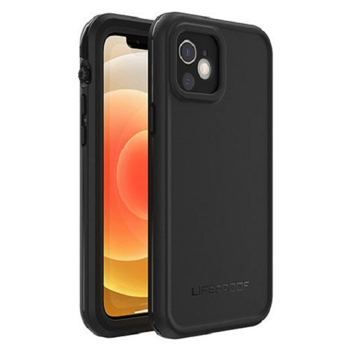 LifeProof FRE Apple iPhone 12 Case Black - (77-82137), WaterProof, 2M DropProof, DirtProof, 360Â° ProtectionÂ Built-In Screen-Cover, 7 Years Warranty
