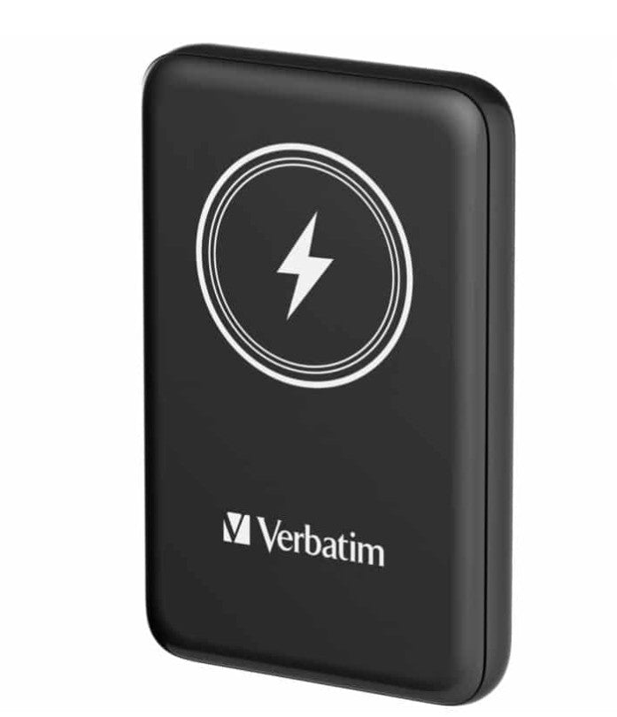 Verbatim Power Pack 10,000 mAh PD 20W 2 Cables â€“ Black
