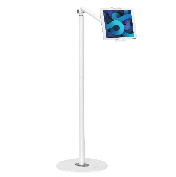mbeatÂ® activiva Universal iPad & Tablet Floor Stand Stand Tall Secure and Robust Freestyle Adjustment Mobile Display Stand Material:Aluminium, Plastic