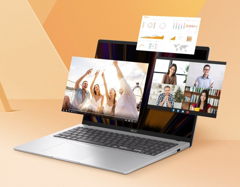 ASUS Vivobook 16' AMD R7 KRACKAN H, WUXGA (1920 x 1200) 16:10, 16GB DDR5, 1TB PCIEG4 Cool Silver, Win11 Home Copilot+ PC notebook