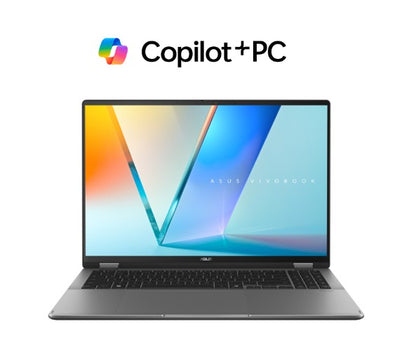 ASUS Vivobook Intel® 16" 3K OLED | Intel® Core ULTRA 7 258V 3K (2880x1800) OLED 16:10 LPDDR5X 32GB 1TB PCIEG4 Matte Grey | 32GB RAM | 1TB SSD | Windows 11 Pro ~47TOPS Co-pilot+ Notebook – Matte Grey