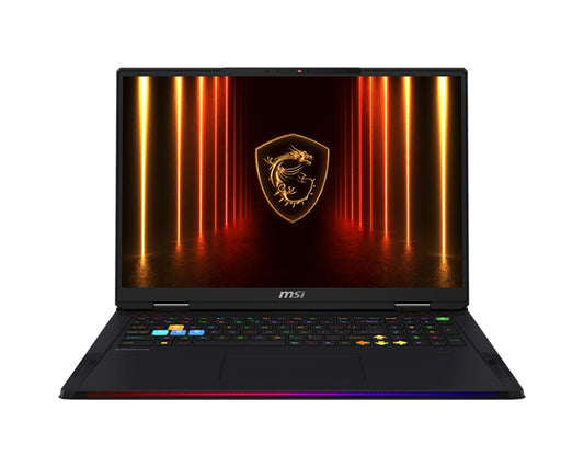 MSI Raider Series Gaming Notebook 18" UHD Intel Core Ultra 9 285HX DDR5 32GB*2 2TGen5*1 + 2TGen4*1 Windows11 Pro Nvidia RTX 5090 GDDR7 24GB