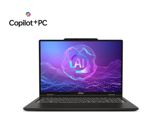 MSI Venture Series Business Notebook 16" 2k OLED AMD Ryzen AI 7 350 DDR5 8GB*2 512GB SSD Windows11 Home AMD Radeon Graphics Ryzen AI 300